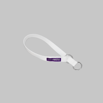 Choke collar white 15mm / 40cm