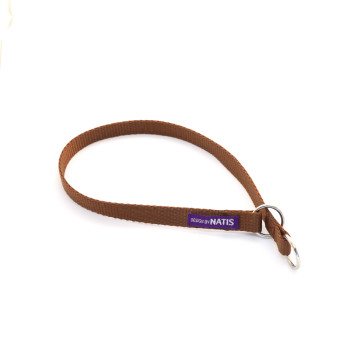 Choke collar brown 15mm / 50cm