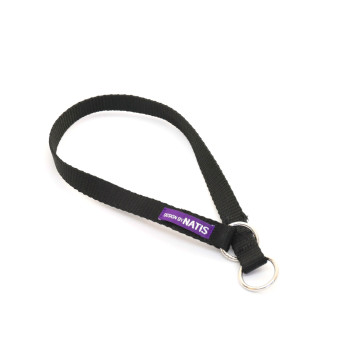 Choke collar black 15mm / 50cm
