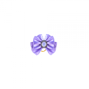 Bow with perl L lavender