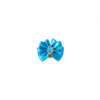 Bow with perl L blue