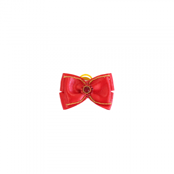 Bow glam red 16