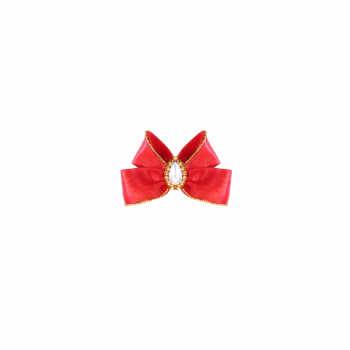 Bow glam red 18