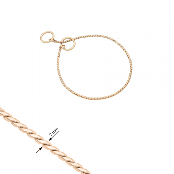 Snake chain 2mm/30cm - rose...