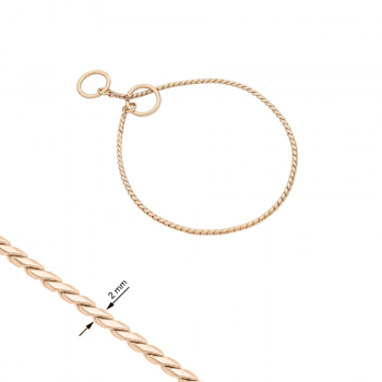 Snake chain 2mm/35cm - rose...