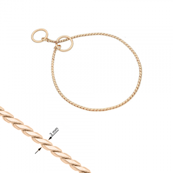 Snake chain 3mm/45cm - rose...