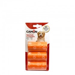 Camon poop bags paws 3 rolls