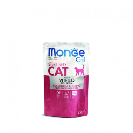 Monge Cat Grill Sterilised - veal 85g